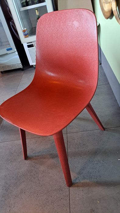 Krzeslo Ikea Odger czerwony 6 szt
