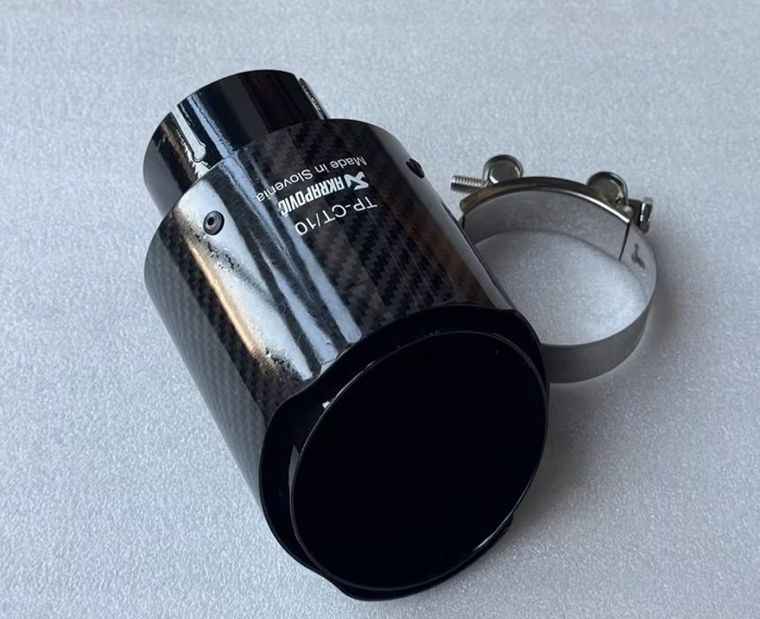 Ponteiras singulares akrapovik pretas