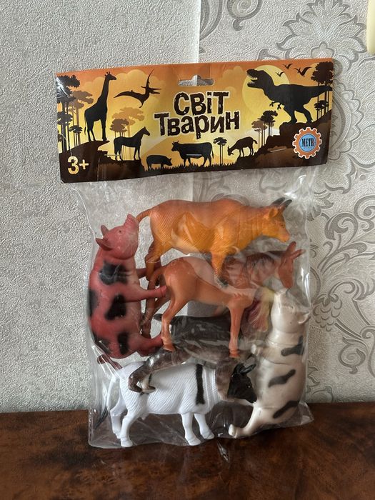 Набір домашніх тварин . Свійські тварини . Ферма