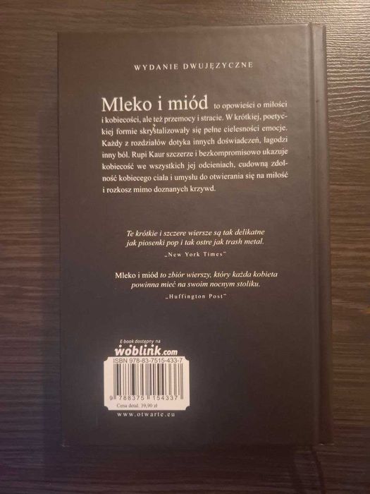Mleko i miód - Rupi Kaur