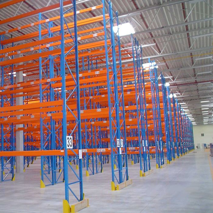 Regały paletowe na palety B1 L=11225MM 36 PALET – 1000KG 0+2