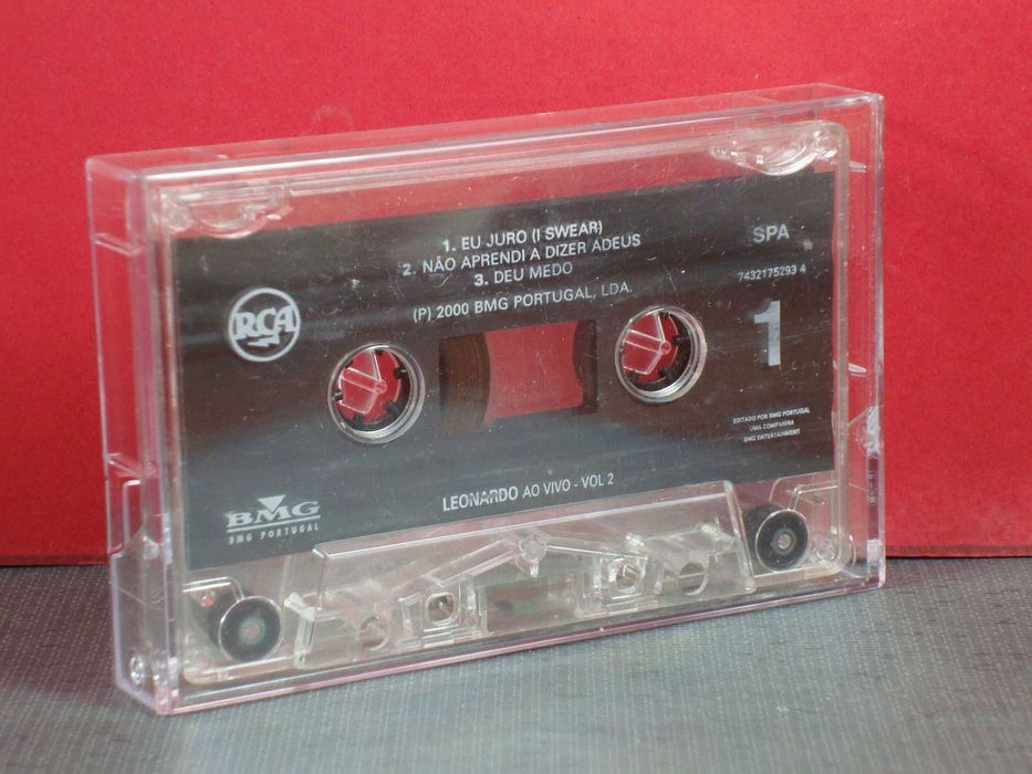 Leonardo - Ao Vivo Vol.2 / Cassete / VG Plus