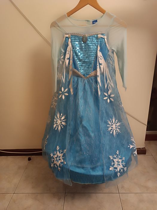 Fantasia Carnaval Frozen Elsa. 7 a 8 Anos
