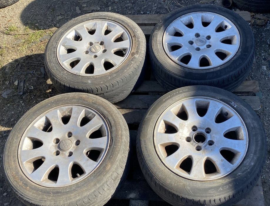 Jantes Audi R16 Com Pneus 205/55 Furação 5X112