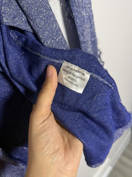 Кардиган Vero Moda з люрексом і бахромою, новий, M-L