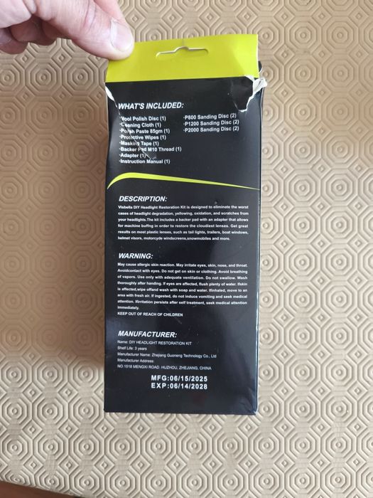Kit reparações faróis