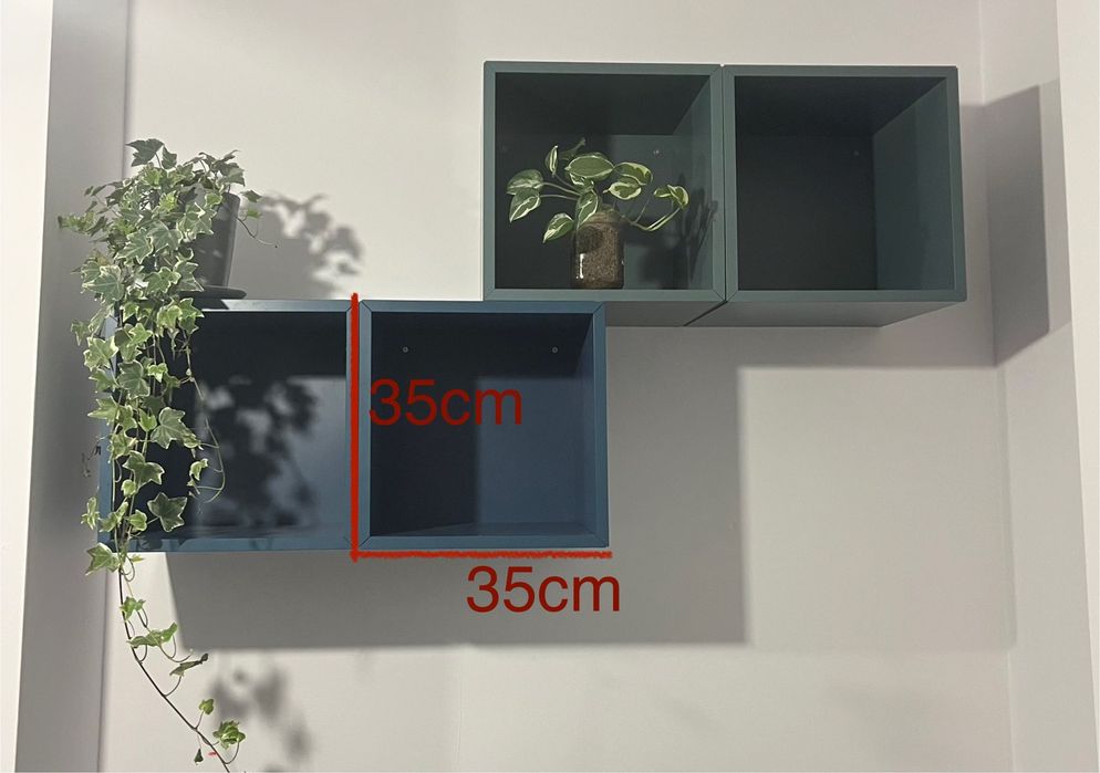 Ikea Ektorp 4 półki kostka półka