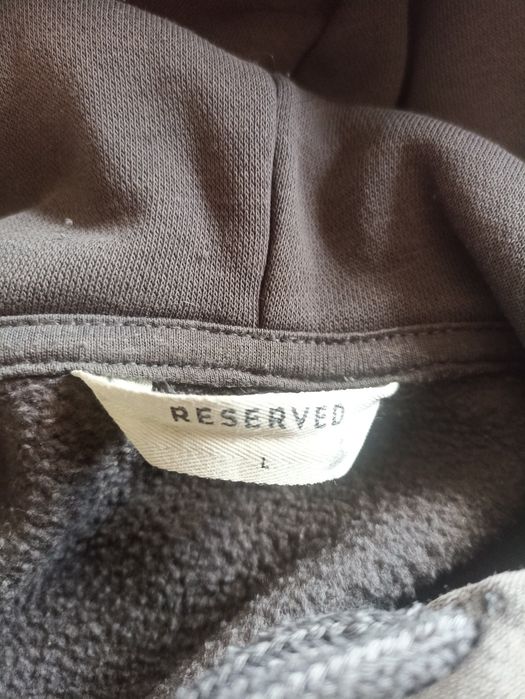 Bluza z kapturem męska szara Reserved r. L