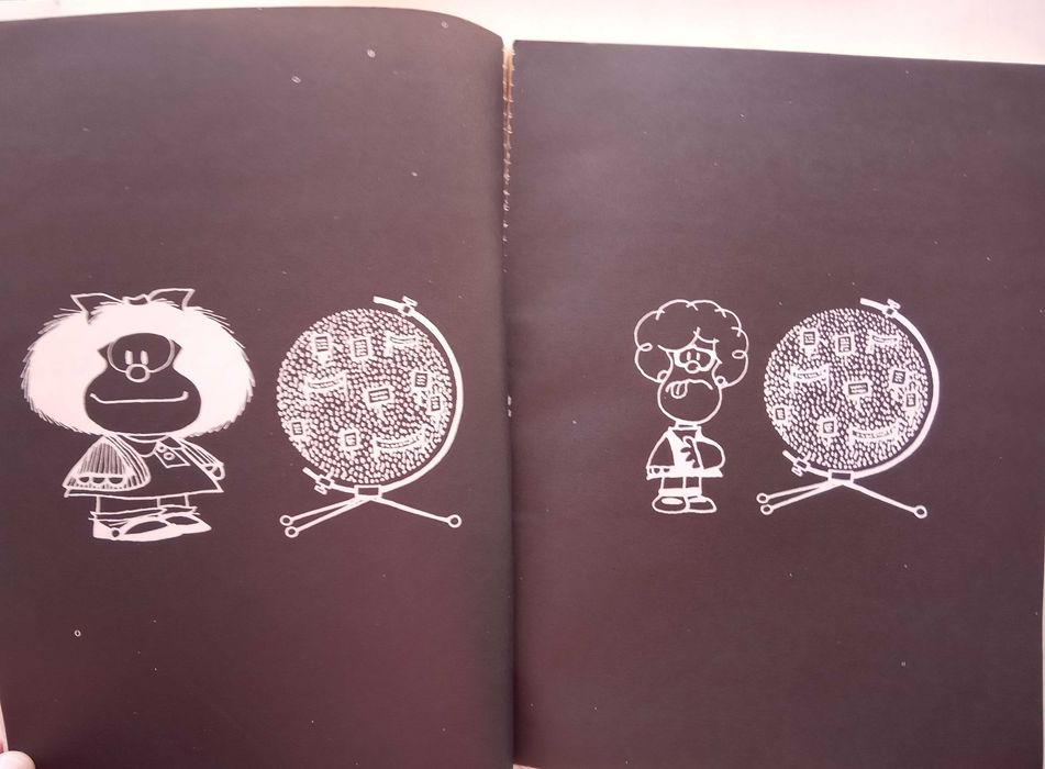Quino  - - - Deixem a Mafalda Voar - - - - -Livro