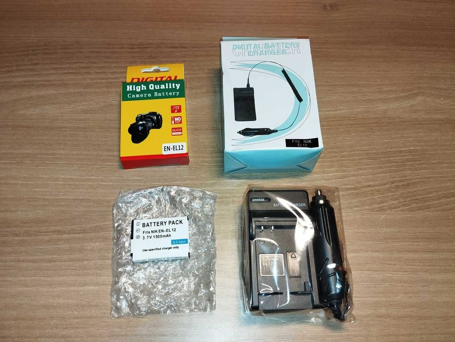 Zestaw: Ładowarka + Akumulator EL12 do Nikon