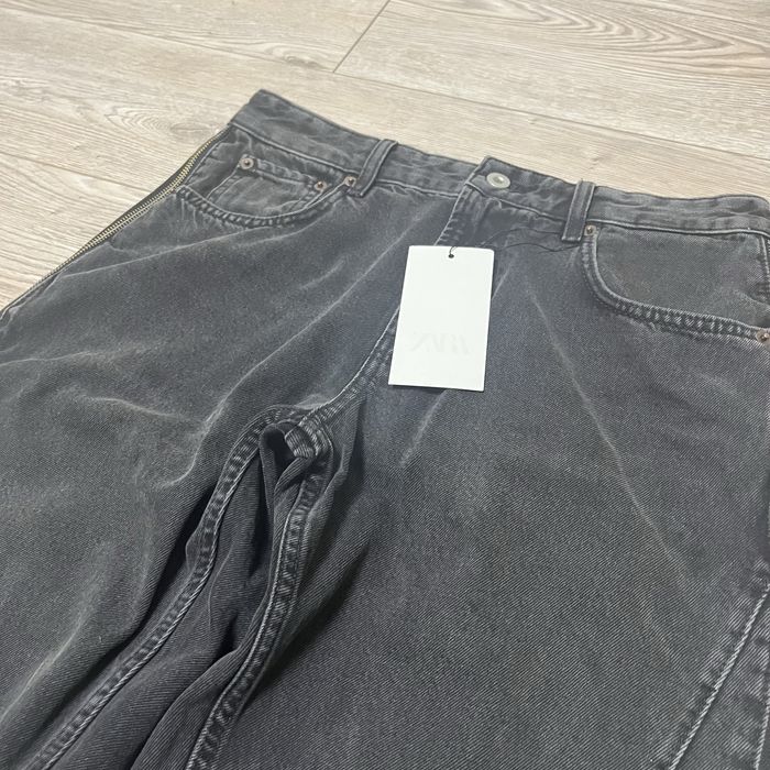 Zara Flared Jeans Zip