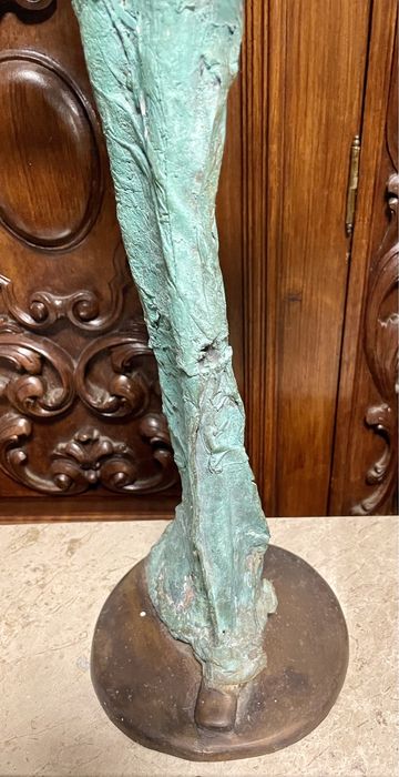Estatueta africana em bronze Burkina Faso