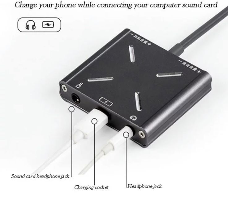 Iphone ou ipad placa de audio externa nova