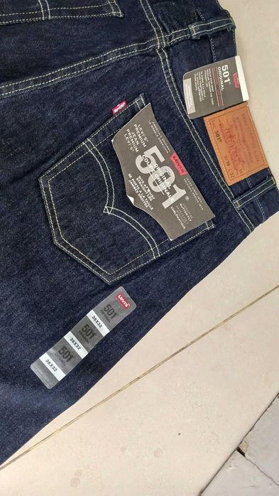 Мужские джинсы Levi's 501 Original — Новые — 100% Хлопок — W36 L32