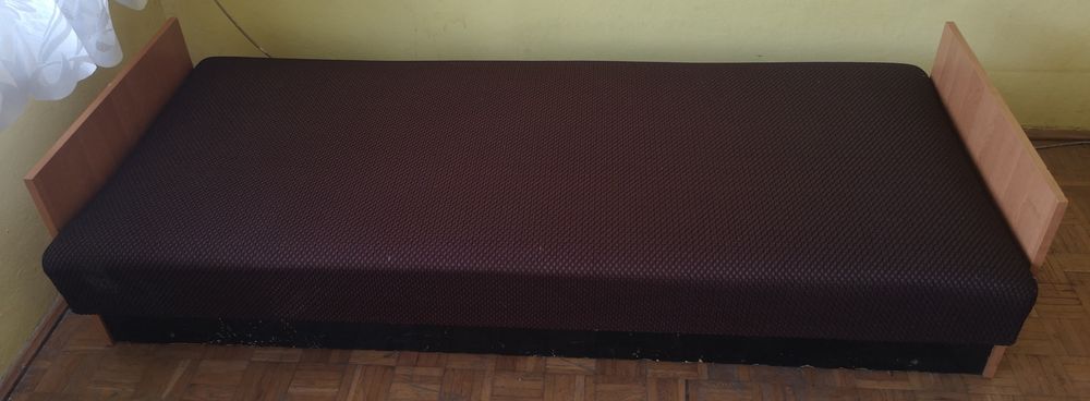 Łóżko tapczan pojedyńcze skrzyniowe otwierane 190x80cm