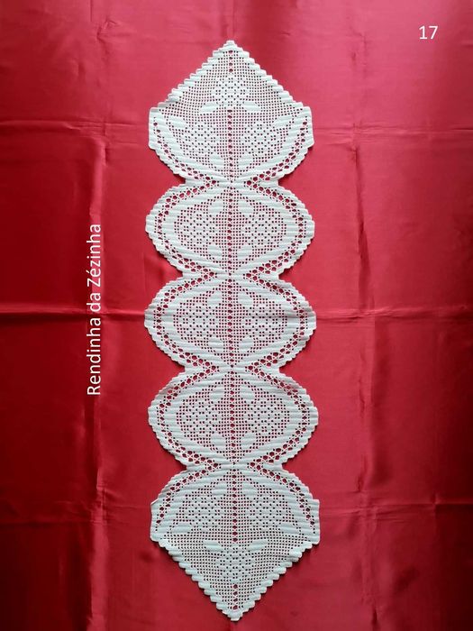 Naperons de quarto em crochê artesanal