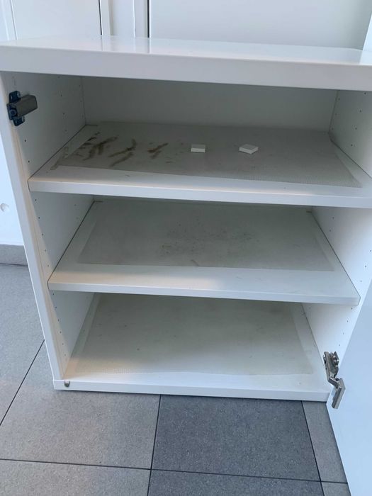 Szafa IKEA BESTA – biała, 2 korpusy + fronty + akcesoria