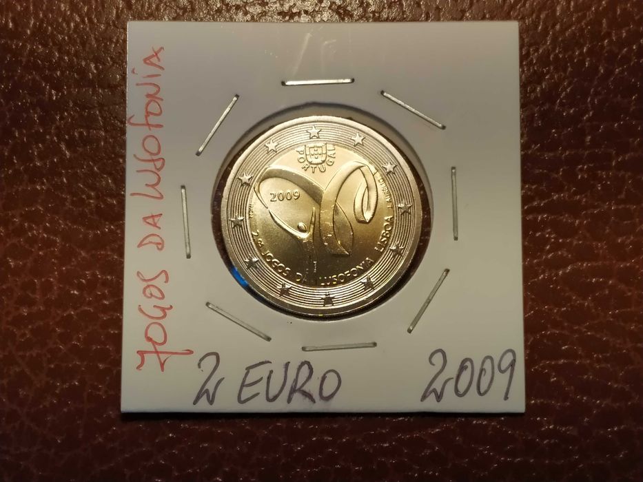 Portugal - moeda de 2 euro de 2009 Jogos da Lusofonia