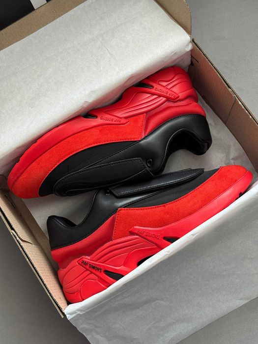 Кросівки Adidas Raf Simons Antei Black/Red premium