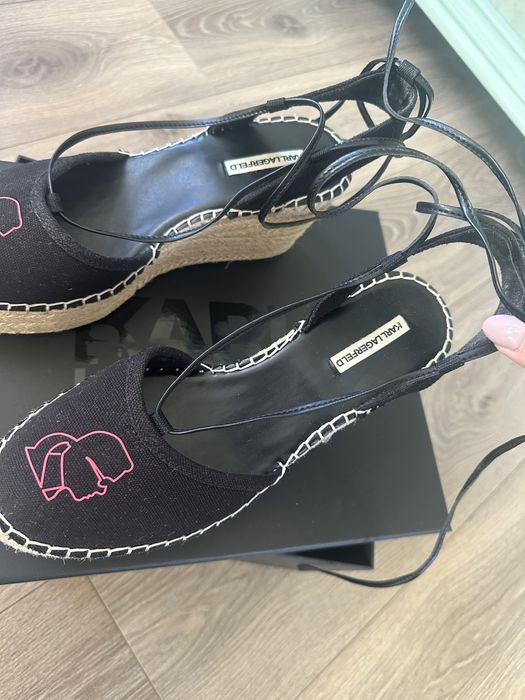 Karl Lagerfeld espadryle
