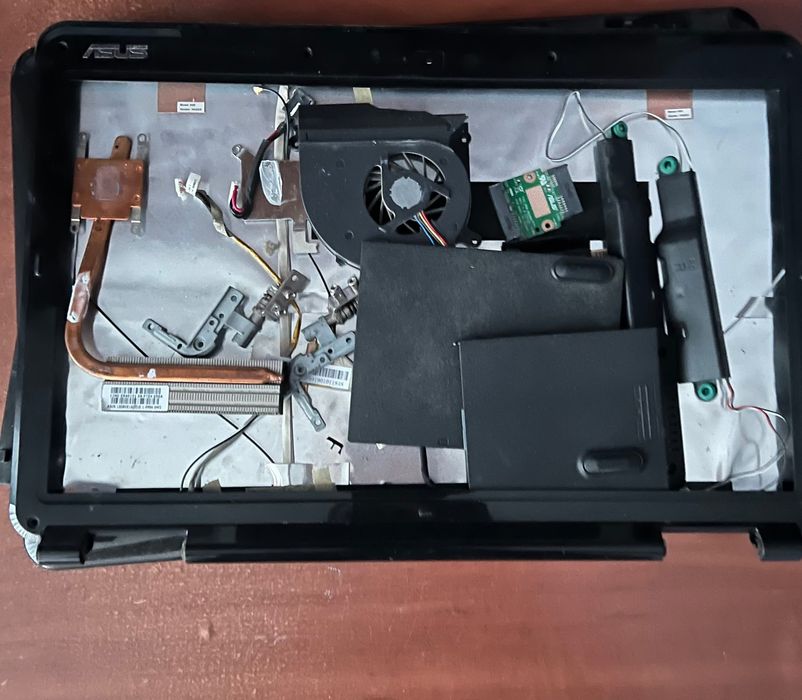Asus a52 n52 k53b x54h k50 петли, клавиатура, охлаждение, рамка, шлейф