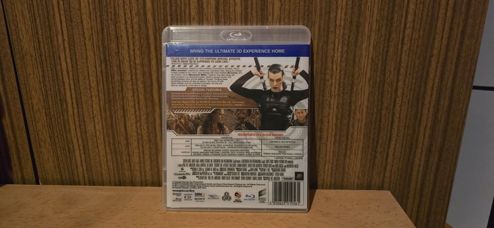 Film blu ray 3d Resident Evil Afterlife Pl