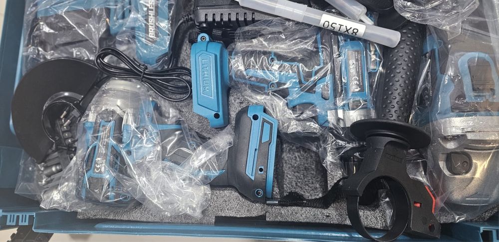 Kit de maquinas profissional motor brushless compativel makita
