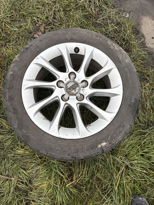 Felgi audi 5x112x16 et46 z oponami 205/55r16 letnie