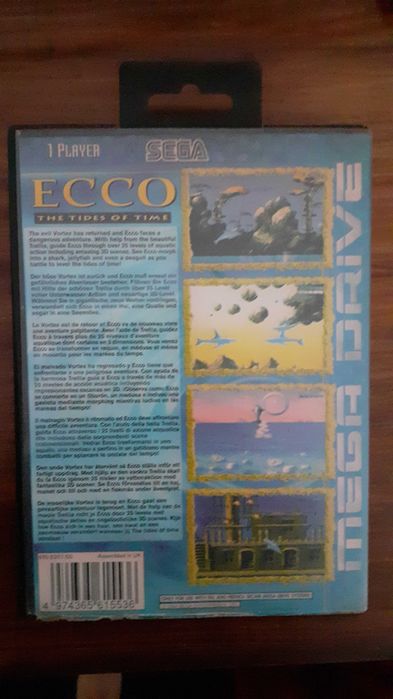 Jogo Mega Drive Ecco - The Tides of Time
