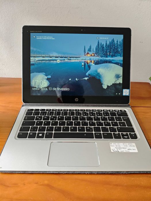 HP Elite x2 1012 • Ecrã Destacável • Multitouch • Bateria NOVA