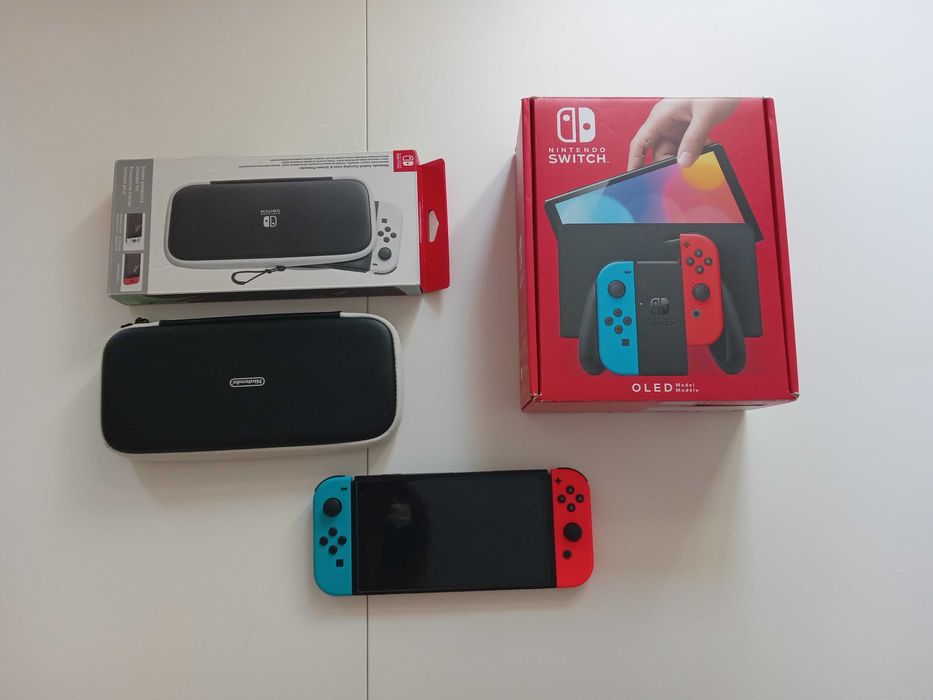 Nintendo Switch Oled Completo! + Extras!!!