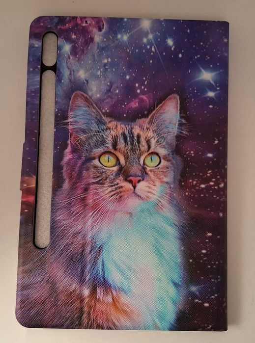 Obudowa etui Samsung Galaxy Tab S7 S8 T870 T875 X700 X706 kosmiczny kot