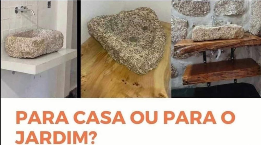 Lavatórios wc em pedra natural