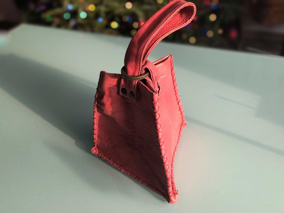 Skórzana markowa torebka