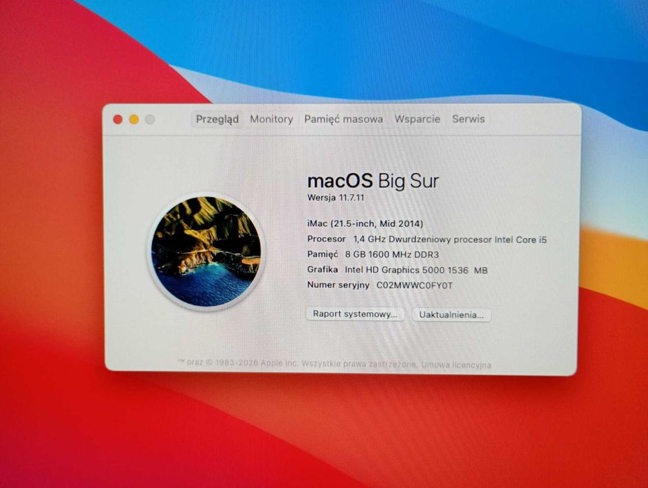 Apple iMac 21,5-calowy