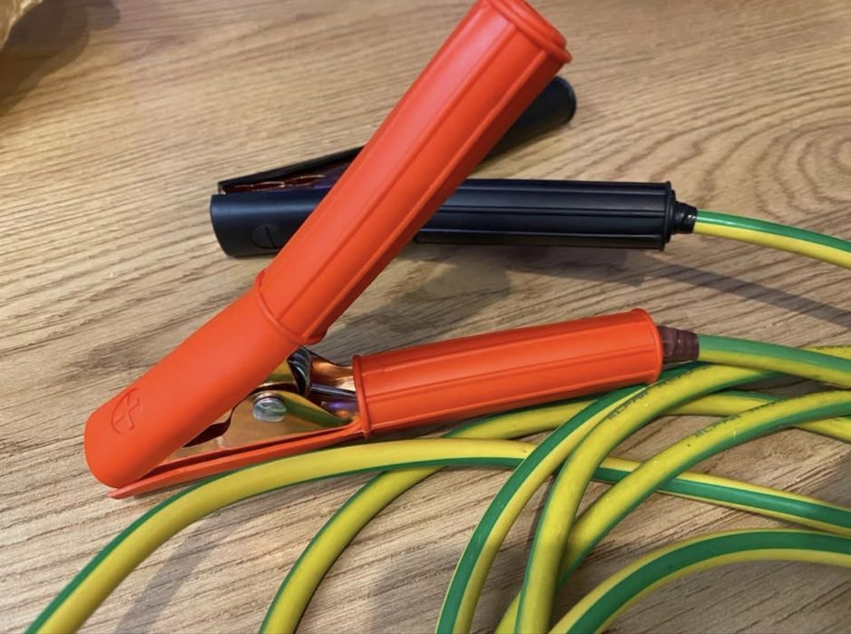 MOCNE kable rozruchowe zaciski 600A, kabel 16mm2, 3-4m