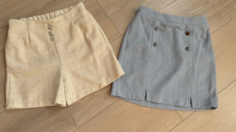 Шикарные школьные юбка,шорты