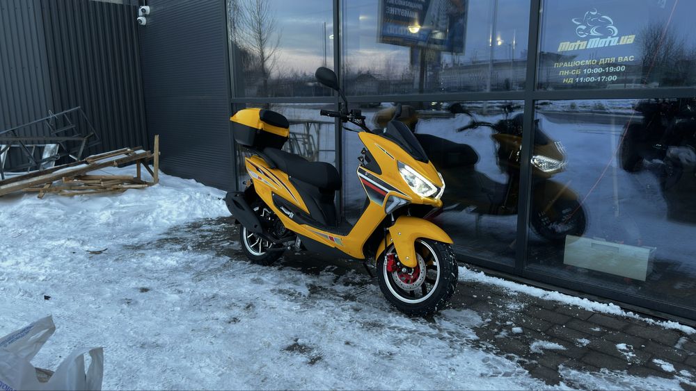 Скутери від 125 кубів , кредит розтрочка під 0
