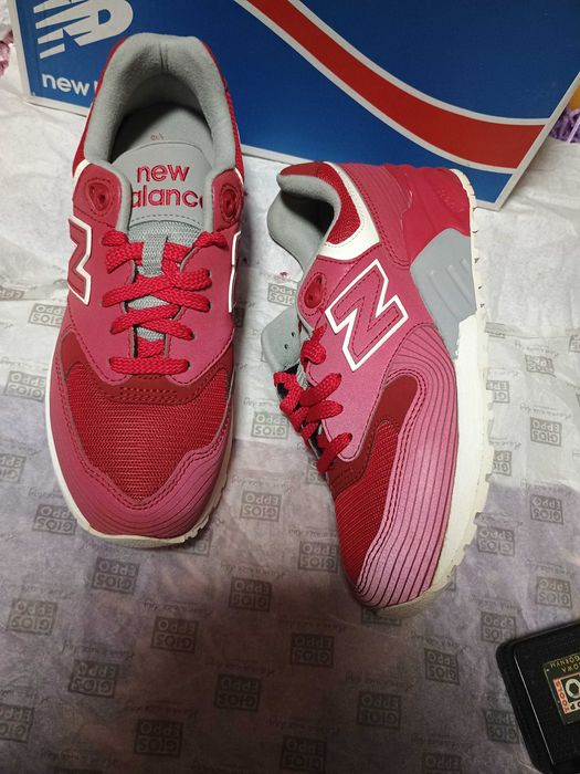 czerwone nowe buty new balance 37,5 wkładka ok 24 cm