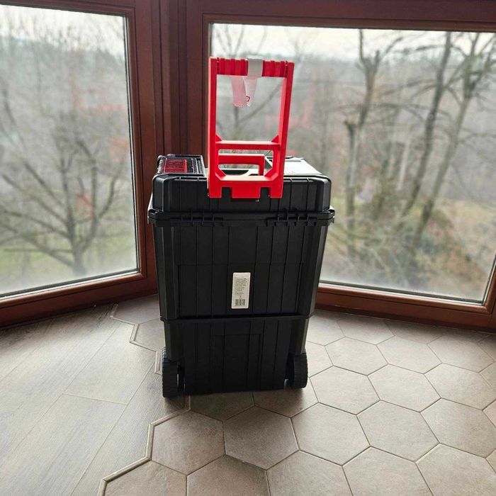 XXL Nowy Zestaw 4w1 Skrzynka Narzędziowa na kółkach + Walizka +GRATISY