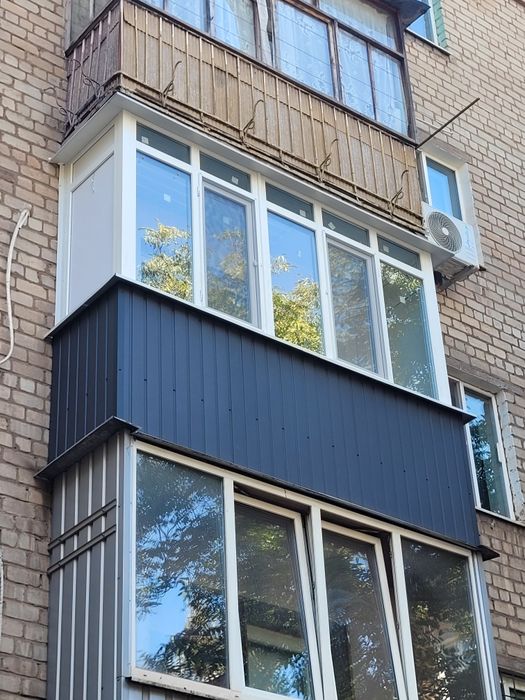 Балкони під ключ. Металопластикові вікна.Євідновлення. УютПласт.
