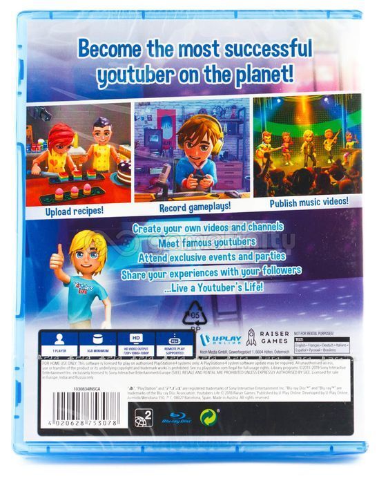 Youtubers Life OMG (PS4) Gra nowa w folii