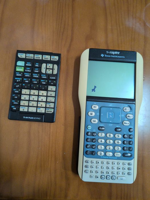 TI-Nspire (touchpad) + TI-84 plus keypad