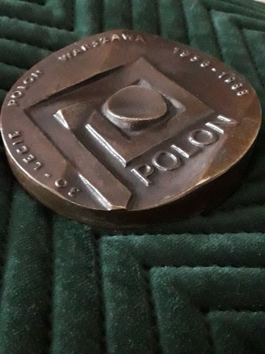 Medal brąz, Maria Skłodowska Polon UNIKAT (Ewa Olszewska )