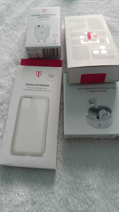 T Phone 2 5G Grey(Szary) 6GB 128GB+ Ładowarka +Słuchawki Bezprzewodowe
