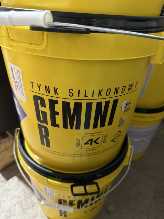 Tynk silikonowy kolor (kaszmir) beżowy 0054 Gemini R Na sryropian