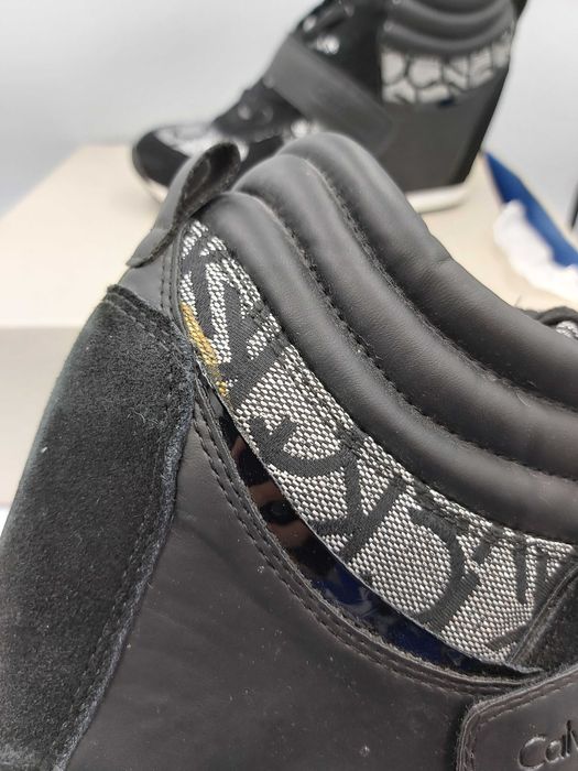 Sneakersy CALVIN KLEIN Srebrne botki rozmiar 39