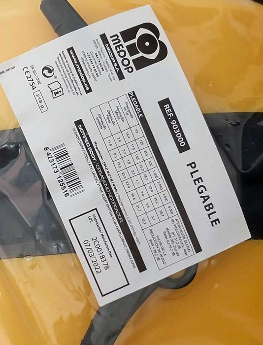 Auricular Cabeça Proteção Medop Amarelo Embalado