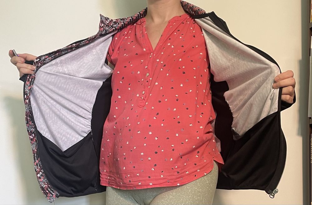 Bluza ciążowa na zamek