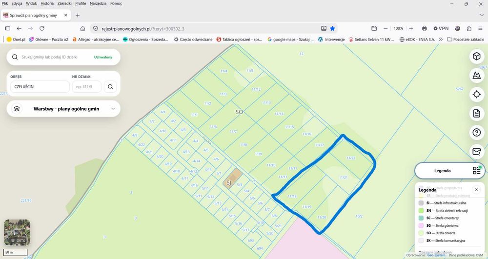 1.76 ha Raj dla koni przy granicy Gniezna! (las + wielka polana pod padok)